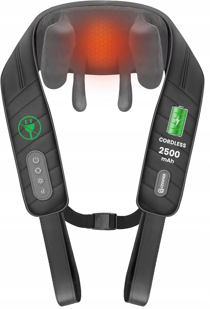 Comfier CF-6811 bezprzewodowy masażer 4D Shiatsu z funkcją podgrzewania