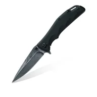 Noże - Nóż składany FOX Edge Mandatory Fun FE-024 Black G10 by Russ Kommer - miniaturka - grafika 1