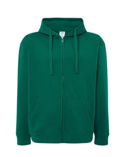 Bluza dresowa na zamek z kapturem męska zielona roz.XL - Bluzy męskie - miniaturka - grafika 1