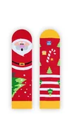 Skarpetki dla dzieci - Świąteczne Skarpetki Z Mikołajem - Not So Santa Kids - 27-30 - miniaturka - grafika 1