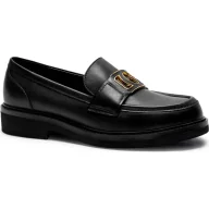 Półbuty damskie - Guess Skórzane loafersy SHUTTLE - miniaturka - grafika 1