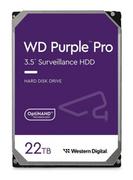 Dyski HDD - HDD SATA 22TB 6GB/S 512MB/PURPLE WD221PURP WDC - miniaturka - grafika 1