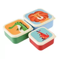 Lunch boxy - Komplet 3 pojemników na przekąski Rex London Creatures - miniaturka - grafika 1