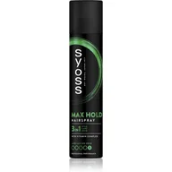 Kosmetyki do stylizacji włosów - Syoss Max Hold lakier do włosów bardzo mocno utrwalający 300 ml - miniaturka - grafika 1