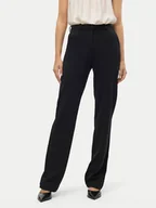 Spodnie damskie - Vero Moda Spodnie materiałowe Maya 10267718 Czarny Straight Fit - miniaturka - grafika 1