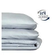 Pościel - Pościel Fit.4.Sleep niebieska BAWEŁNA 100%, Kolor - beż, Rozmiar - 160x200+2 posz. 70x80 - miniaturka - grafika 1