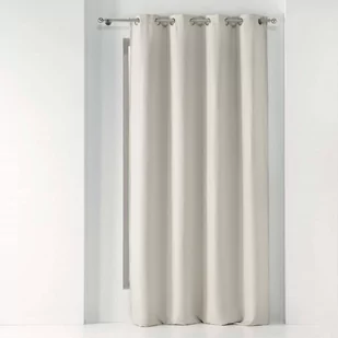 Douceur d'intérieur Douceur dintérieur Zasłona zaciemniająca TRAMINA 135 x 240 cm beżowa 1608921 - Zasłony - miniaturka - grafika 1