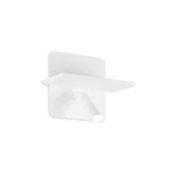 Lampy ścienne - Kinkiet ścienny z półką PIANO AP BIANCO 287317 - Ideal Lux - miniaturka - grafika 1