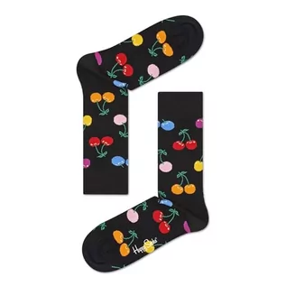 Skarpetki męskie - Happy Socks kolorowe i zabawne skarpetki Cherry Sock Rozmiar 41-46 - grafika 1