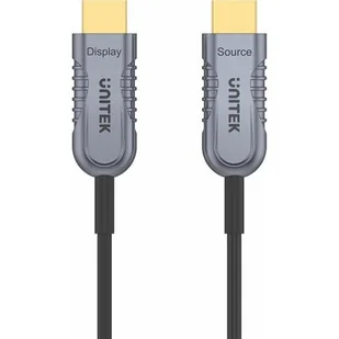 Unitek Kabel kabel optyczny HDMI 2.1 AOC 8K 120Hz 100 m C11036DGY - Kable - miniaturka - grafika 1