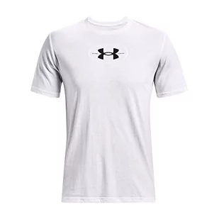 Under Armour Armour Repeat top z krótkim rękawem dla mężczyzn, 2XL, biały - Koszulki męskie - miniaturka - grafika 1