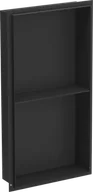 Półki łazienkowe - Mexen X-Wall-NR półka wnękowa bez kołnierza z półką 60 x 30 cm, czarna - 1971603010S - miniaturka - grafika 1