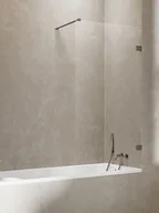 Parawany nawannowe - Parawan nawannowy New Trendy Avexa 60x150 cm 1-częściowy stały uniwersalny grafitowy EXK-3516-WP - miniaturka - grafika 1