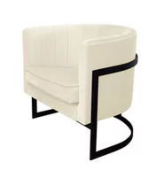 Fotele - Fotel Glamour podstawa czarna - miniaturka - grafika 1