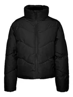 Kurtki damskie - VERO MODA Vmwave Boos kurtka damska, czarny, S - miniaturka - grafika 1