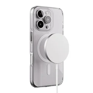 Crong Clear MAG Pro - Etui iPhone 16 Pro Max MagSafe (biały) - Etui i futerały do telefonów - miniaturka - grafika 1