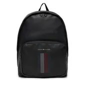 Plecaki - Plecak Tommy Hilfiger Foundation Dome Backpack AM0AM12598 Czarny - miniaturka - grafika 1