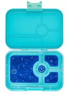 Lunch boxy - Lunchbox pojemnik na śniadanie XL Yumbox Tapas 4 - antibes blue / zodiac tray - miniaturka - grafika 1