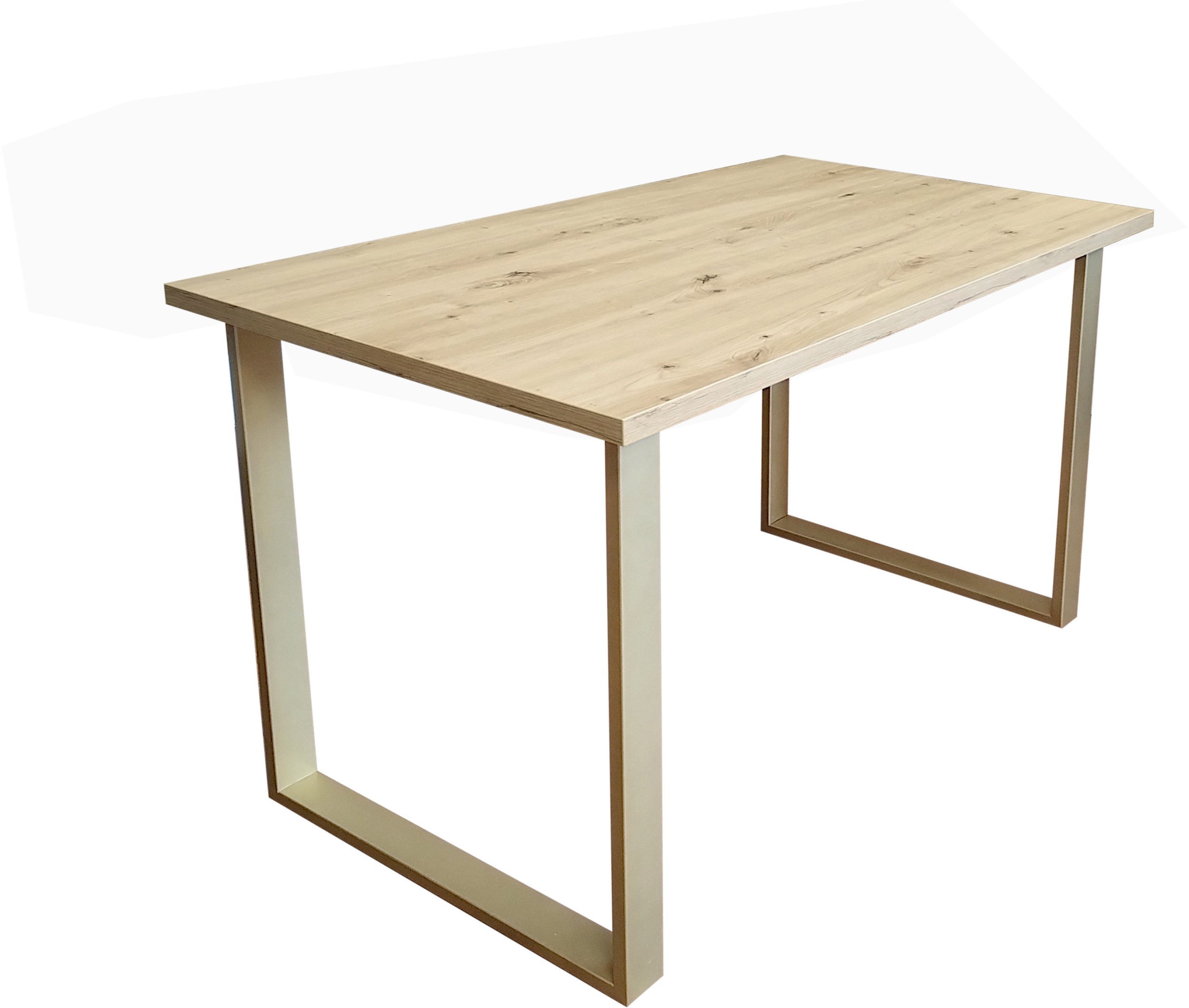 Stół do salonu kuchni 70x120x28 LOFT złoty Dąb Craft