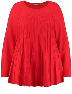 Samoon Sweter damski, czerwony (Power Red), 54 - Swetry damskie - miniaturka - grafika 1