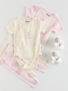 Reserved - Body Kubuś Puchatek 2 pack - pastelowy róż - Body dla niemowląt - miniaturka - grafika 1