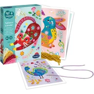 Zabawki kreatywne - Zestaw artystyczny Zwierzęta do haftowania wyszywania, SentoSphere - miniaturka - grafika 1