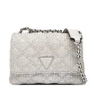 Torebki damskie - Torebka Guess Giully II Mini HWQM96 73740 Srebrny - miniaturka - grafika 1