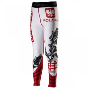 Legginsy do MMA dla dzieci EXTREME HOBBY POLISH EAGLE - Odzież sportowa dziecięca - miniaturka - grafika 1