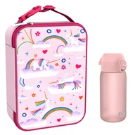 Survival - akcesoria - Zestaw lunchowy dla dzieci ION8 Unicorn Rainbows Lunchbag i bidon 400ml - miniaturka - grafika 1