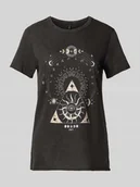 Koszulki i topy damskie - T-shirt z nadrukiem z motywem i napisem model ‘LUCY’ - miniaturka - grafika 1