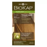 Farby do włosów i szampony koloryzujące - Bios Line S.P.A Biokap Nutricolor Rapid 7.33 Pozłacany blond 135 ml - miniaturka - grafika 1