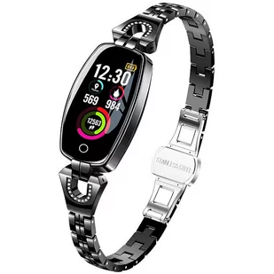 Microwear H8 Czarny - Smartwatch - miniaturka - grafika 1