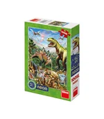 Puzzle - Dino Toys, puzzle dla dzieci świecące w ciemności Dinozaury, 100 el. - miniaturka - grafika 1
