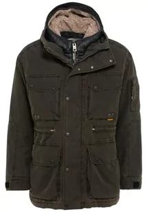 camel active Męska kurtka Multipocket Texxactive, brązowy, 64 - Kurtki męskie - miniaturka - grafika 1