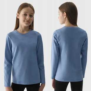 4F BLUZKA DZIEWCZĘCA LONGSLEEVE DZIECIĘCA JUNIOR SS24 - Bluzki damskie - miniaturka - grafika 1