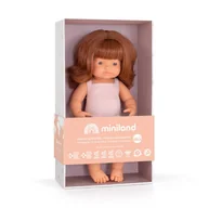 Lalki dla dziewczynek - Lalka dziewczynka Colourful Edition Miniland Doll - Europejka Rude włosy 38cm - miniaturka - grafika 1