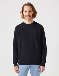 Męski sweter Wrangler CREWNECK SWEATER M - Swetry męskie - miniaturka - grafika 1
