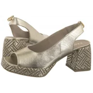 Sandały damskie - Sandały Złote 4546/112-P (KN16-a) Karino - miniaturka - grafika 1