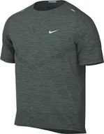 Koszulki męskie - Nike Top męski Dri-Fit Rise 365 Ss, Vintage Green/Htr/Reflective Silv, CZ9184-338, M - miniaturka - grafika 1