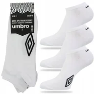 Skarpetki męskie - Skarpety bawełniane STOPKI 3-PAK sportowe UMBRO SNEAKER - 39-42 - miniaturka - grafika 1