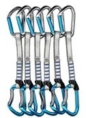 Sprzęt wspinaczkowy - Ekspresy wspinaczkowe Climbing Technology Salto Set NY 17 cm 6-Pack - titanium/electricblue - miniaturka - grafika 1