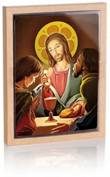 Ikona religijna Ostatnia Wieczerza - Ikony i obrazy sakralne Ikona religijna Ostatnia Wieczerza - Ikony i obrazy sakralne - miniaturka - grafika 1