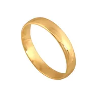 Pierścionki - Złota Obrączka Ślubna 585 Klasyczna 2.8 g, R 17 Rodium - miniaturka - grafika 1