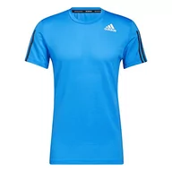Koszulki męskie - adidas koszulka męska, Niebieski i biały, S - miniaturka - grafika 1