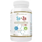 Witaminy i minerały dla sportowców - PROGRESS LABS PROGRESS LABS Se+Zn 120caps SELEN CYNK - miniaturka - grafika 1