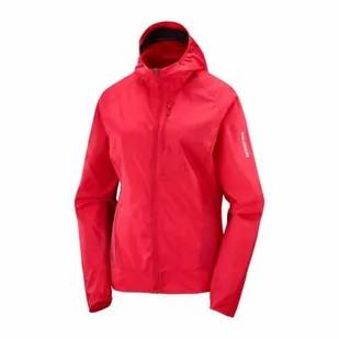 Kurtka Salomon Bonatti Cross Wind FZ Hoodie W Jalapeno Red - Kurtki i kamizelki sportowe damskie - miniaturka - grafika 1