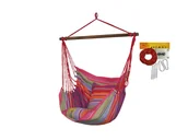 Hamaki - Fotel hamakowy HC10 z zestawem montażowym KOALA, tęczowy, zhc10-239 - miniaturka - grafika 1