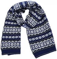 Apaszki i szaliki męskie - United Colors of Benetton Męski 1044ku004 szalik z dzianiny, Bluette 966, rozmiar uniwersalny - miniaturka - grafika 1