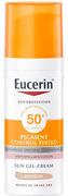 Balsamy i kremy do opalania - Przeciwsłoneczny krem do twarzy Eucerin Gel Cream Oil Control Colour Medium SPF50+ 50 ml (4005800287824) - miniaturka - grafika 1