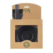 Grzebienie fryzjerskie - Fox Bio, zestaw akcesoriów do koloryzacji, miseczka + pędzelek + grzebień - miniaturka - grafika 1